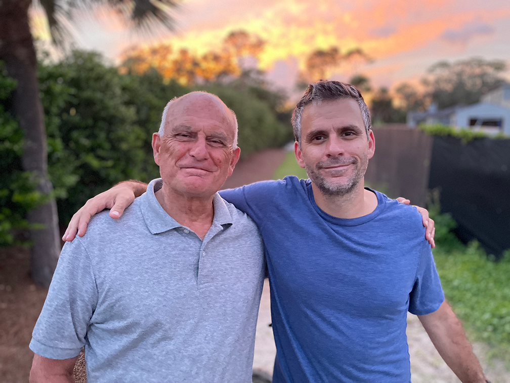David Gomel and his father